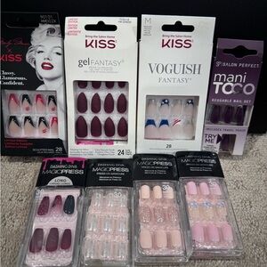 Assorted brand press on nails